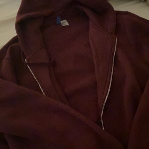 Maroon hoodie